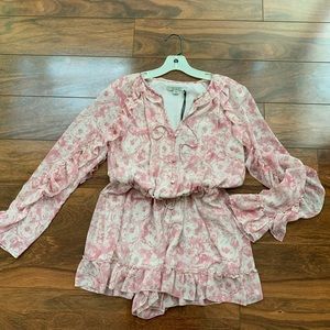 BNWT AllSaints Flora Rosa play suit US size 2